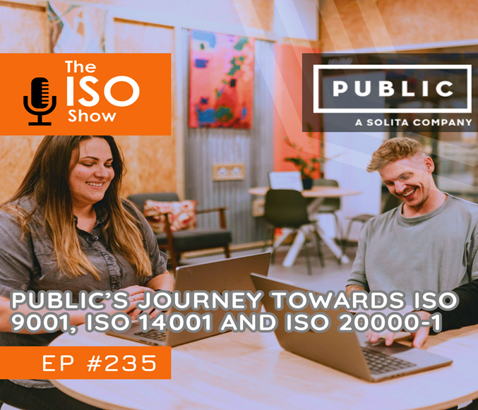 235 PUBLIC's journey towards ISO 9001, ISO 14001 and ISO 20000-1